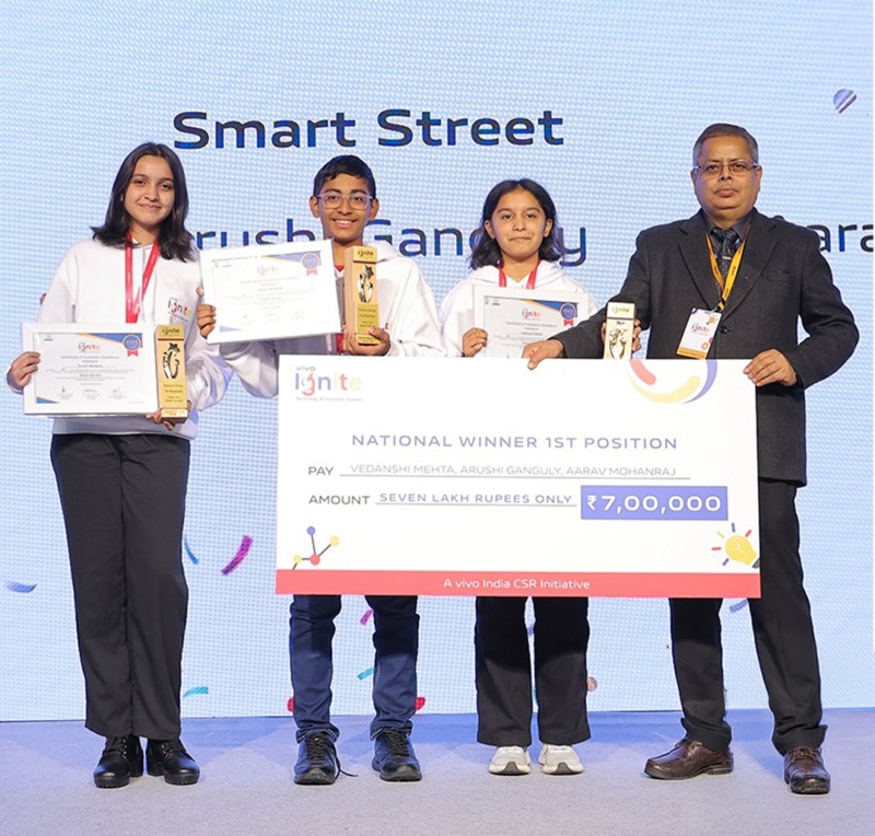 Aarav Mohanraj, Vedanshi Mehta, Arushi Ganguly